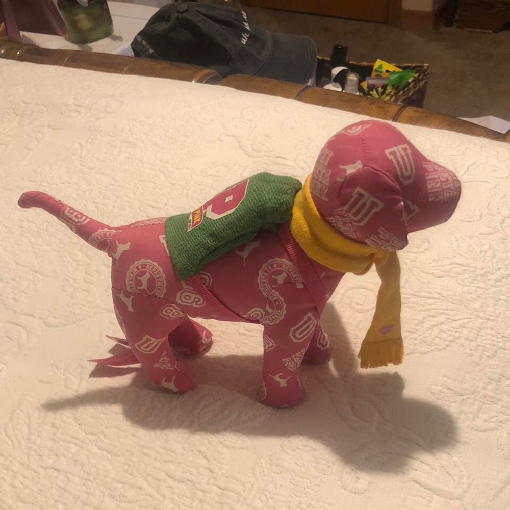 Rare Victoria’s Secret Pink Phi Beta Plush Dog